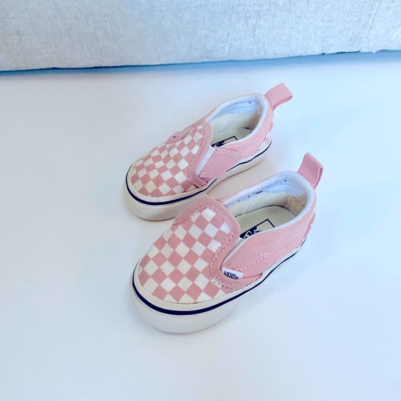 Baby Vans - Size 4.5 - Pink Checkered - Picture 2 of 4